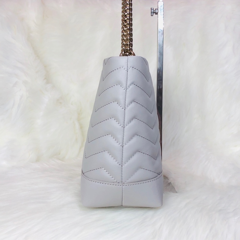 Kate Spade Reese Park Lorie Shoulder Bag Ash Grey - Picture 3 of 8